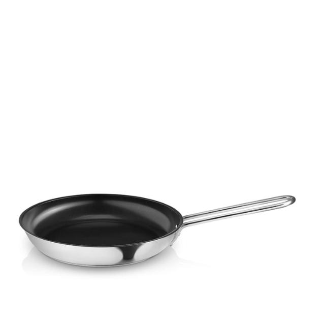 Stainless steel frying pan - 24 cm - ceramic Slip-Let®️ non-stick
